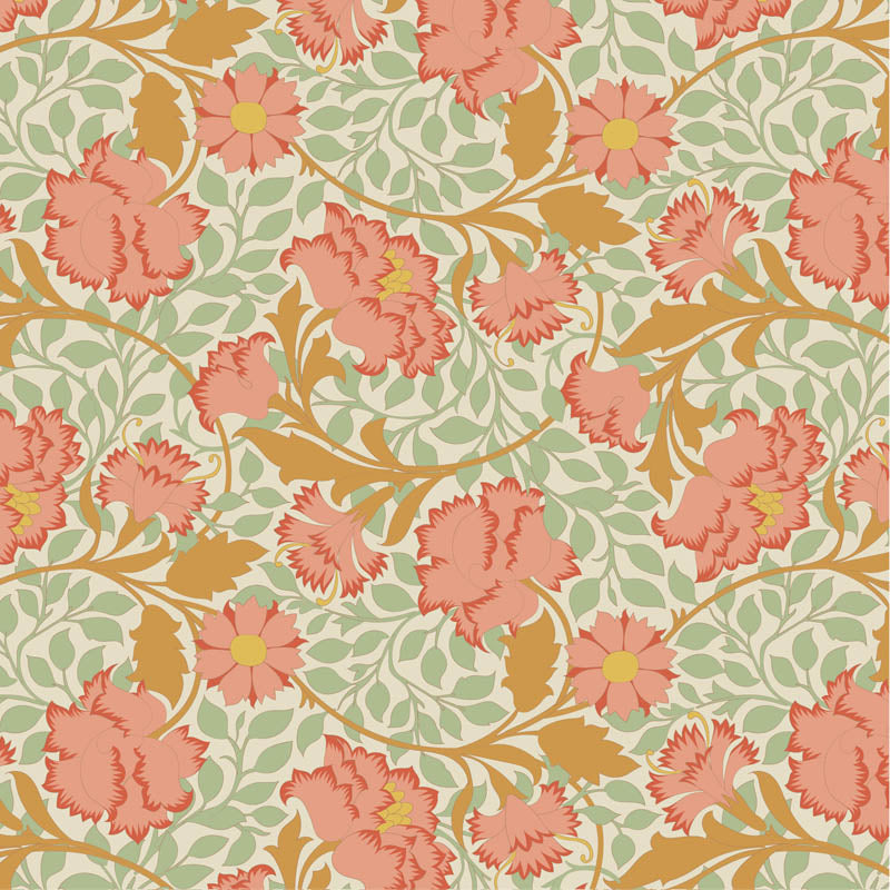Songbird | Floral Coral | Tilda | TIL100641